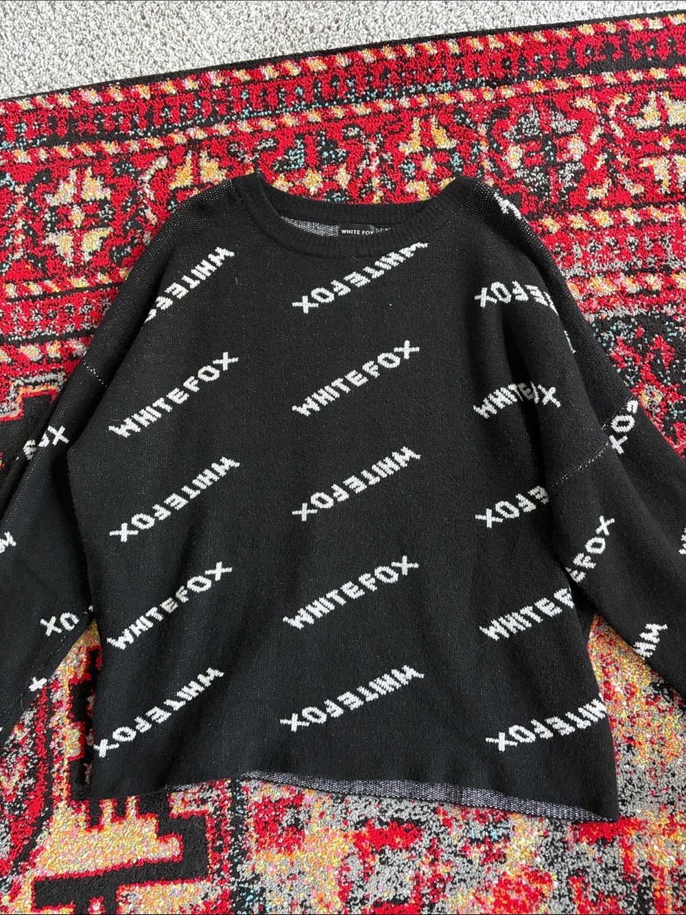 White Fox Sweater